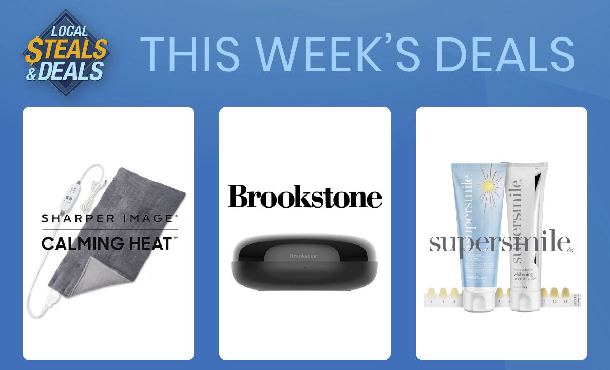 Local Steals and Deals Gifts from Brookstone Calming Heat by