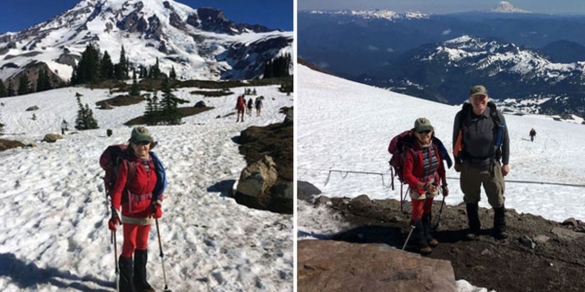 91 Year Old Concentration Camp Survivor Hikes To Camp Muir Mt Rainier