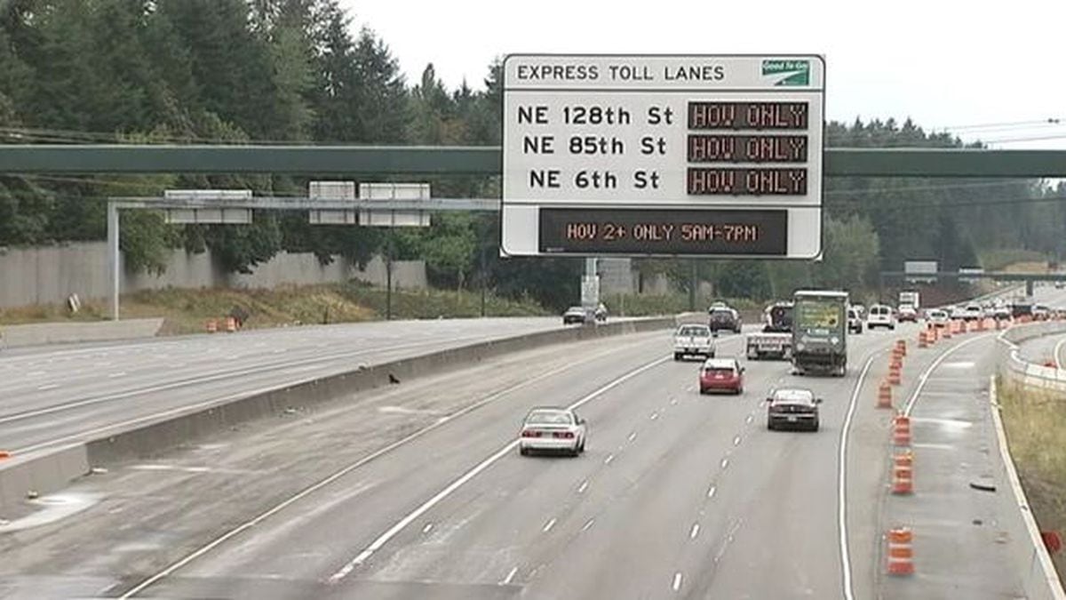 california freeway express lane