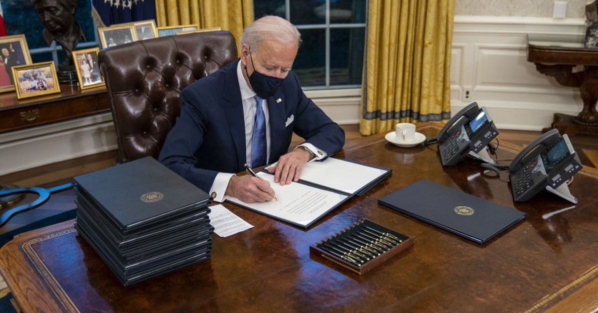number of executive orders by president biden so far