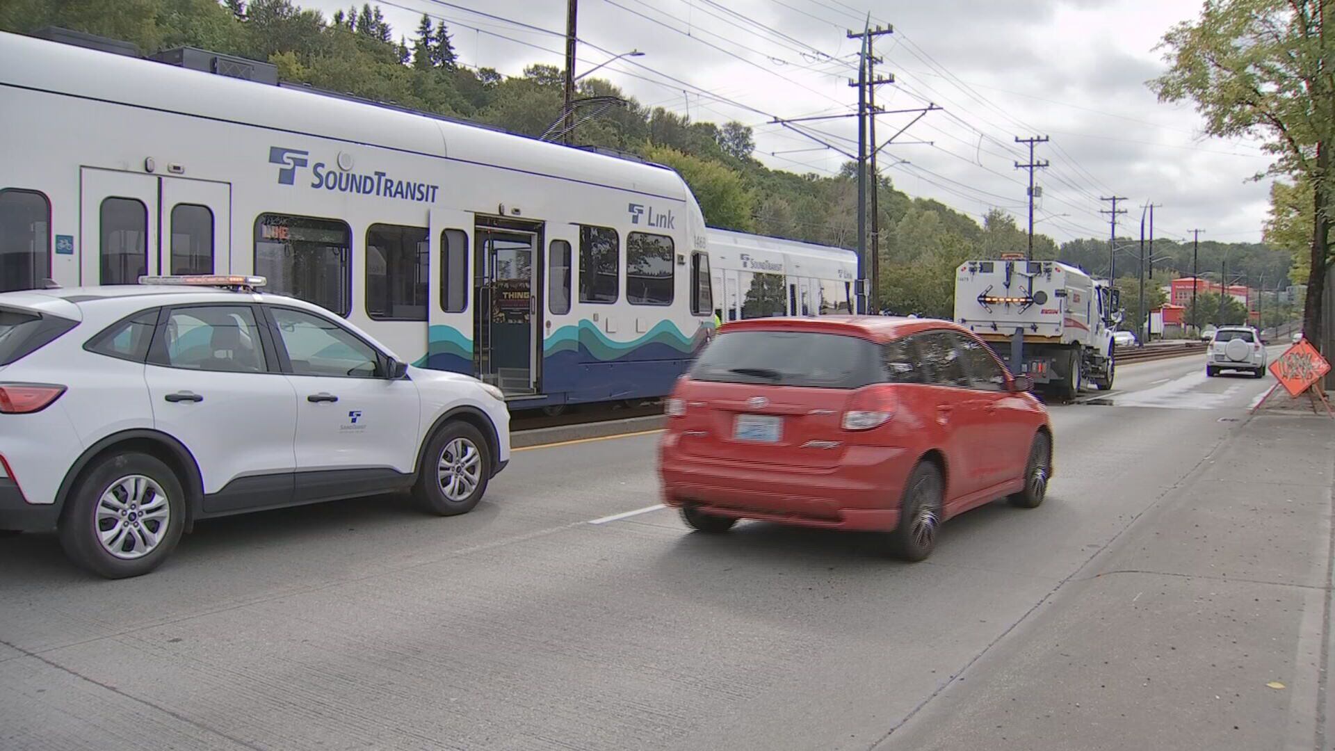 Cracked tiles mean light rail in Rainier Valley will run less often this  summer